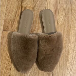 Jenni Kayne Shearling Mules Sz 37